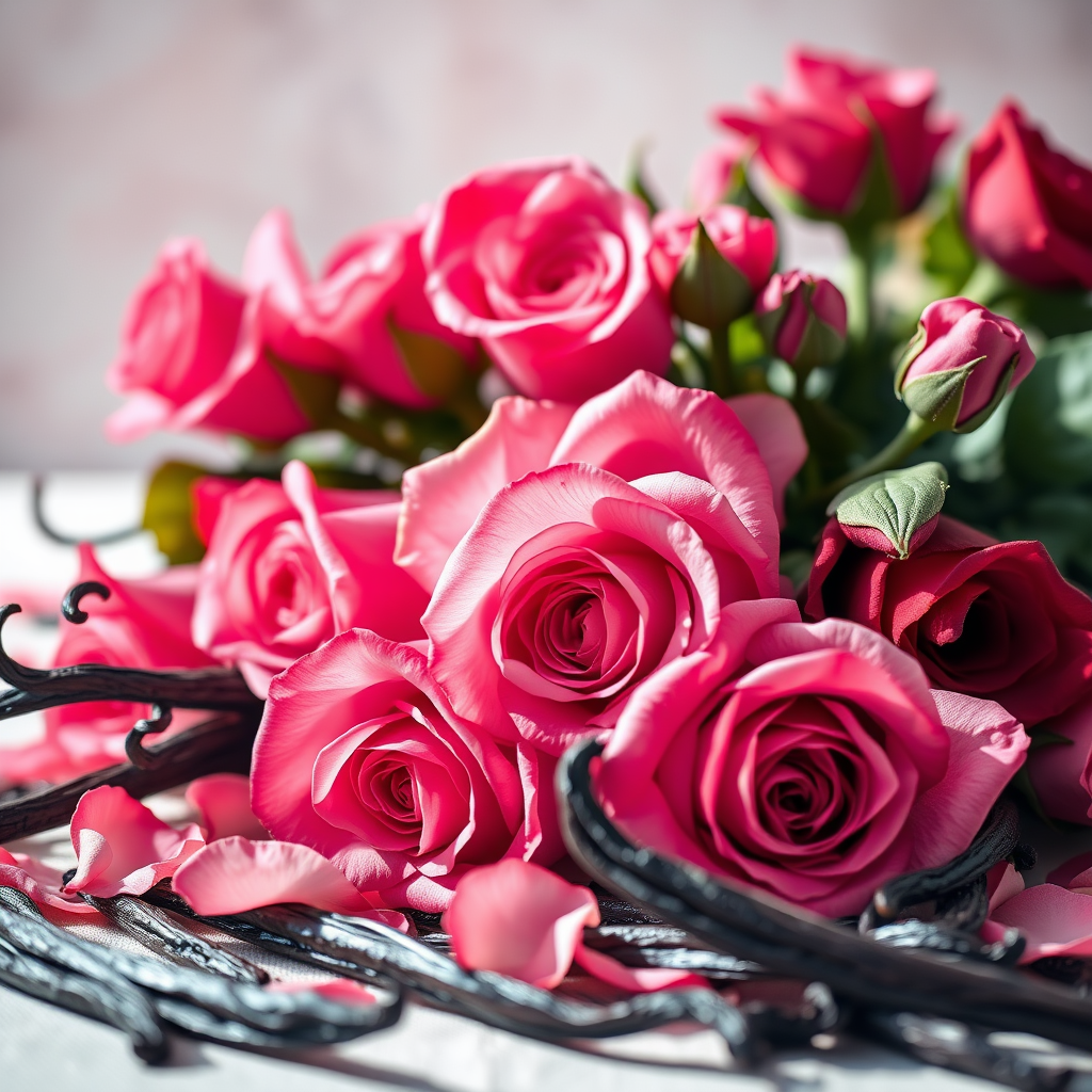 ROSE&VANILLE : Dupe Rose Vanille de Mancera | Parfum Floral Gourmand | Eleganza